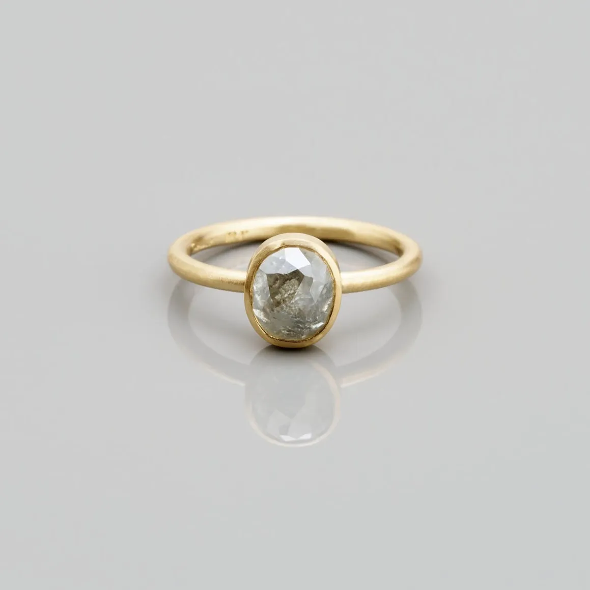 1.95 Carat One-of-a-Kind Rose Cut White Diamond Ring | DR159-OOAK