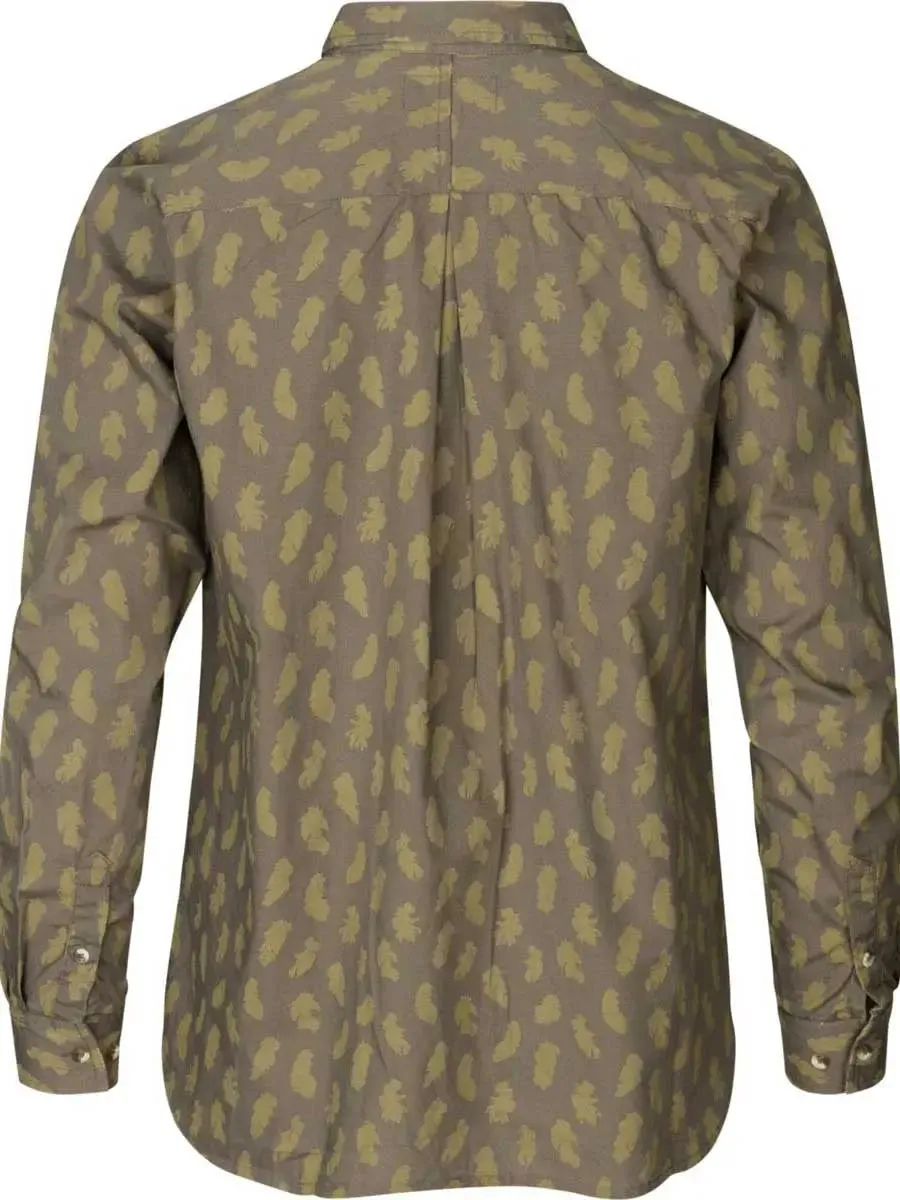 50% OFF - SEELAND Skeet Shirt - Ladies - Olive Feather - Size: MEDIUM