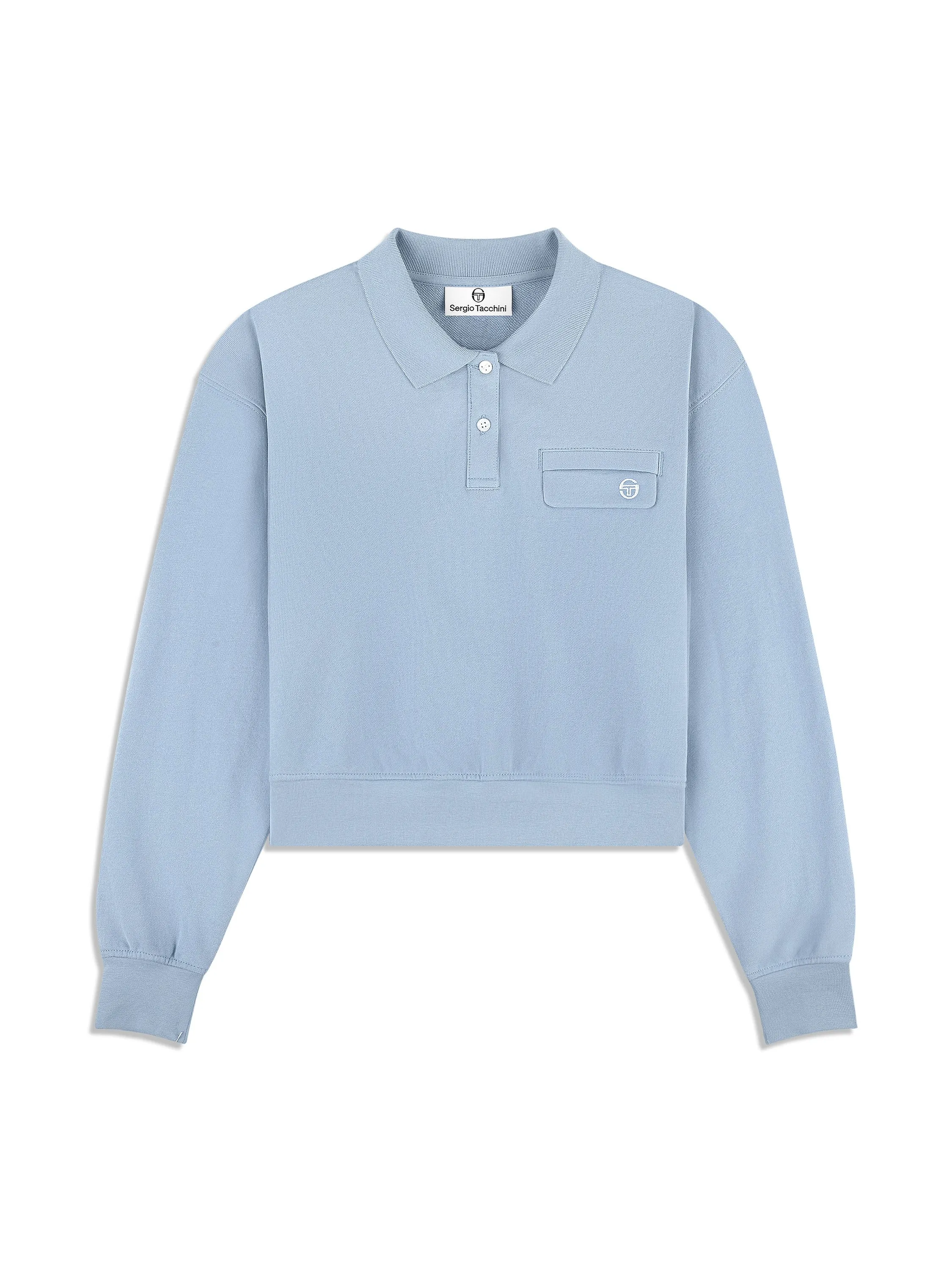 Aida Polo- Faded Denim