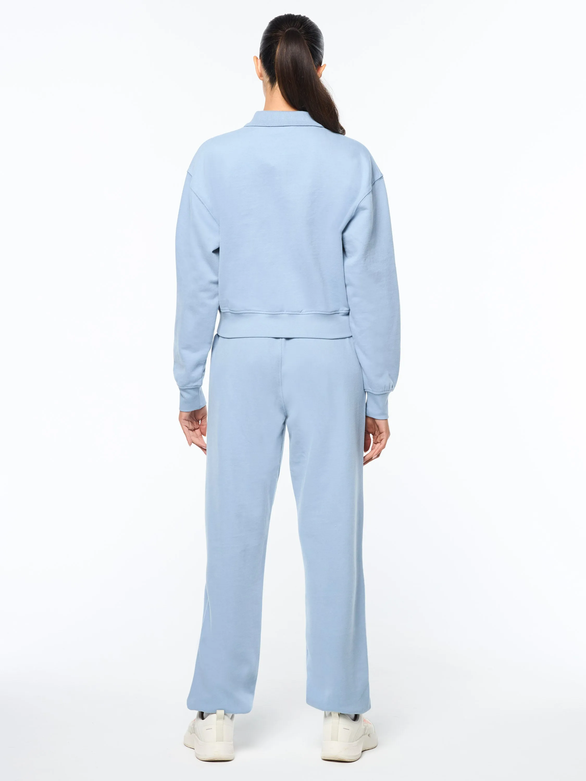 Aida Polo- Faded Denim