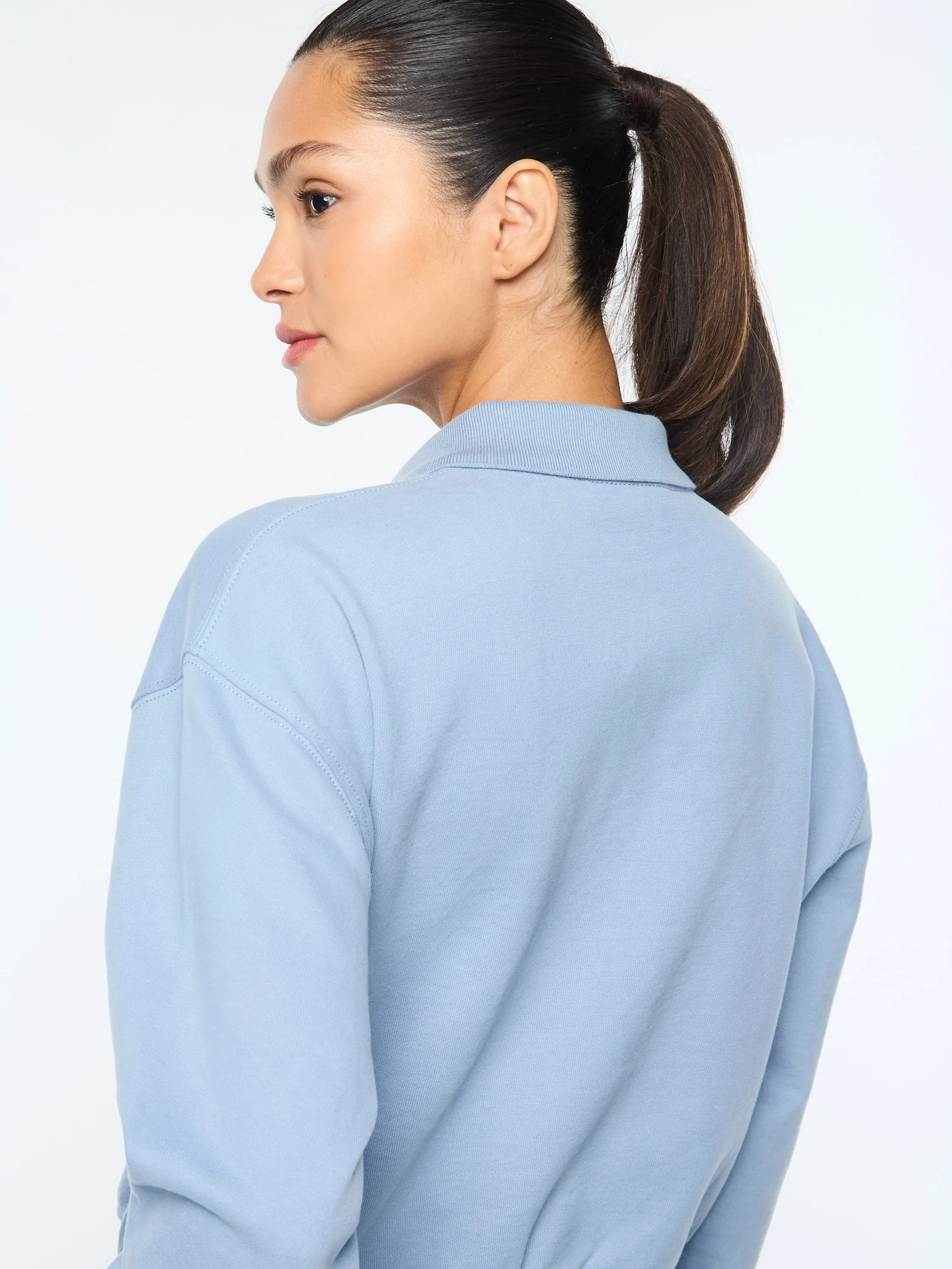 Aida Polo- Faded Denim