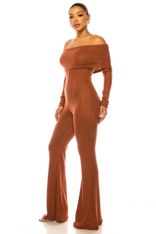 Amelia Rustic Brown Jumpsuit