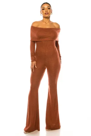 Amelia Rustic Brown Jumpsuit