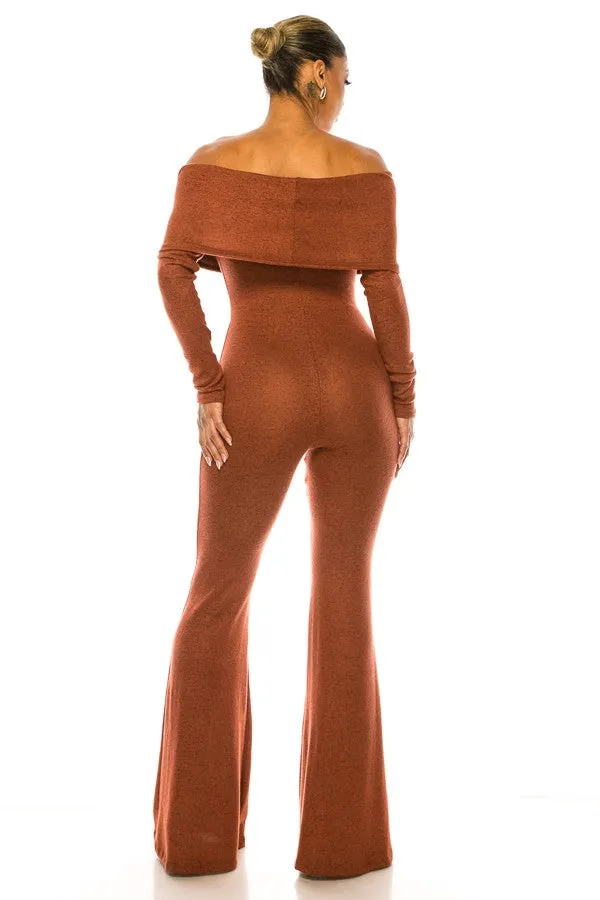 Amelia Rustic Brown Jumpsuit