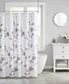 Anise Floral Printed Burnout Shower Curtain