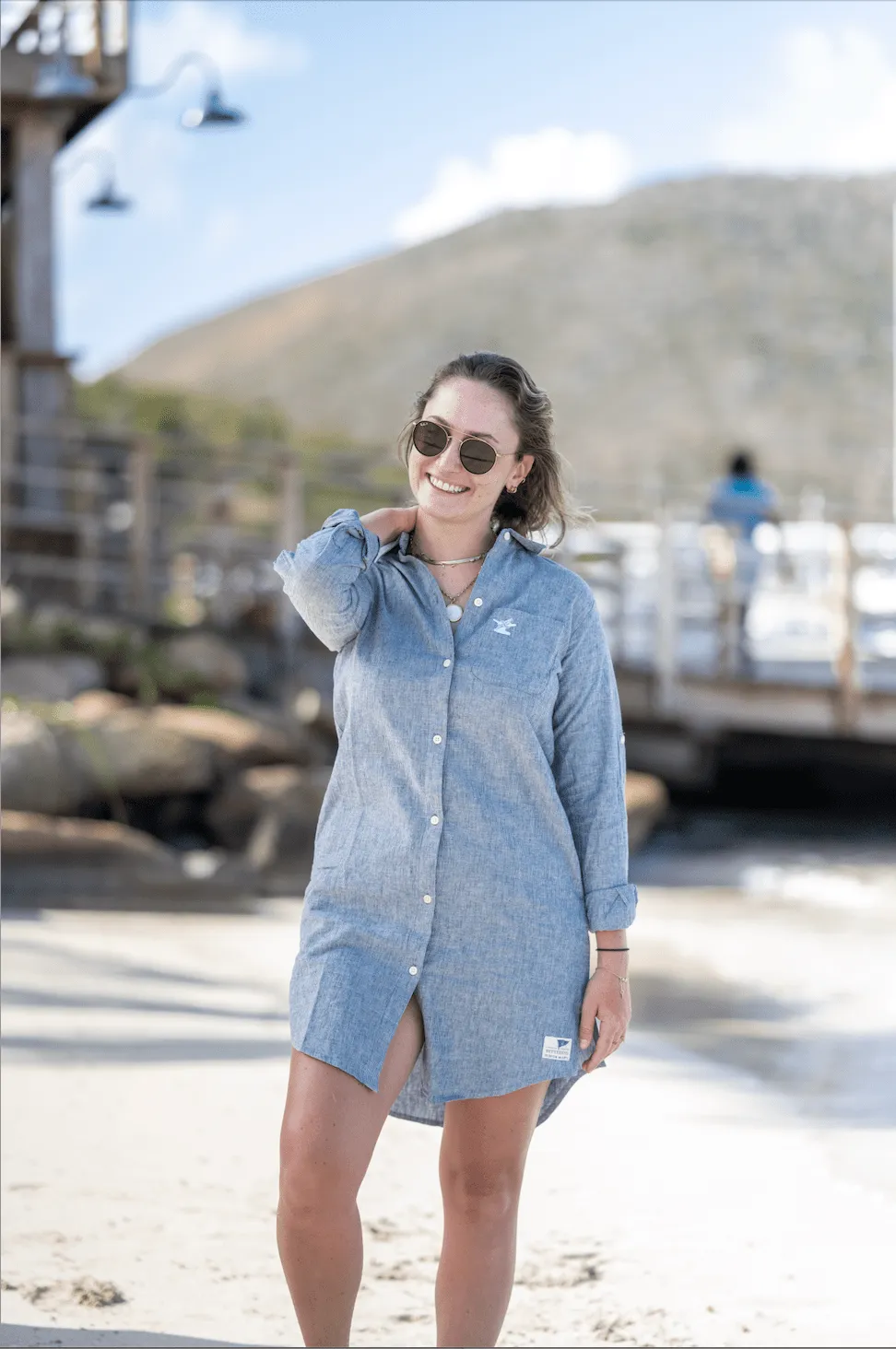 Après Sail Micro-Stripe Shirt Dress | Various Colors