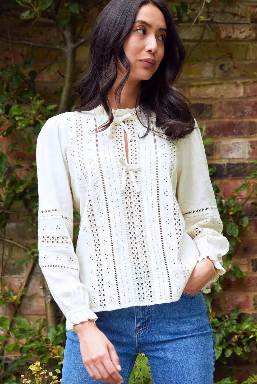 Aspiga Womens Caren Blouse - White
