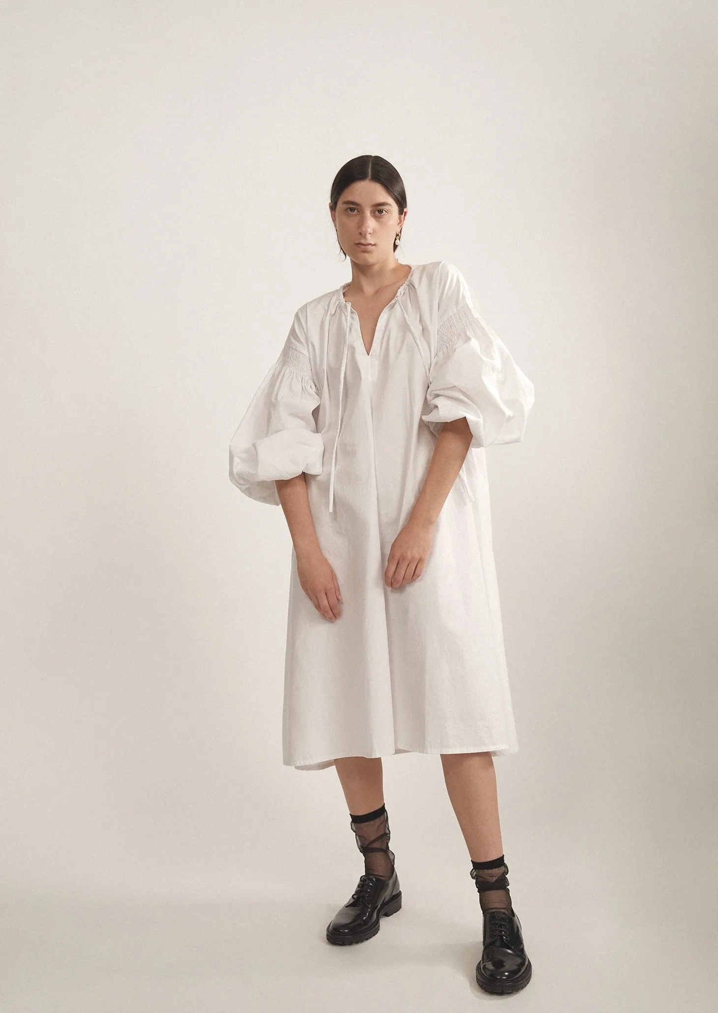 Aurelian Dress, White