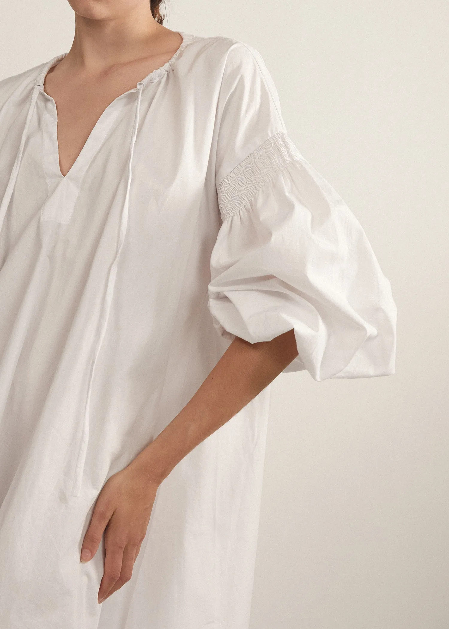 Aurelian Dress, White