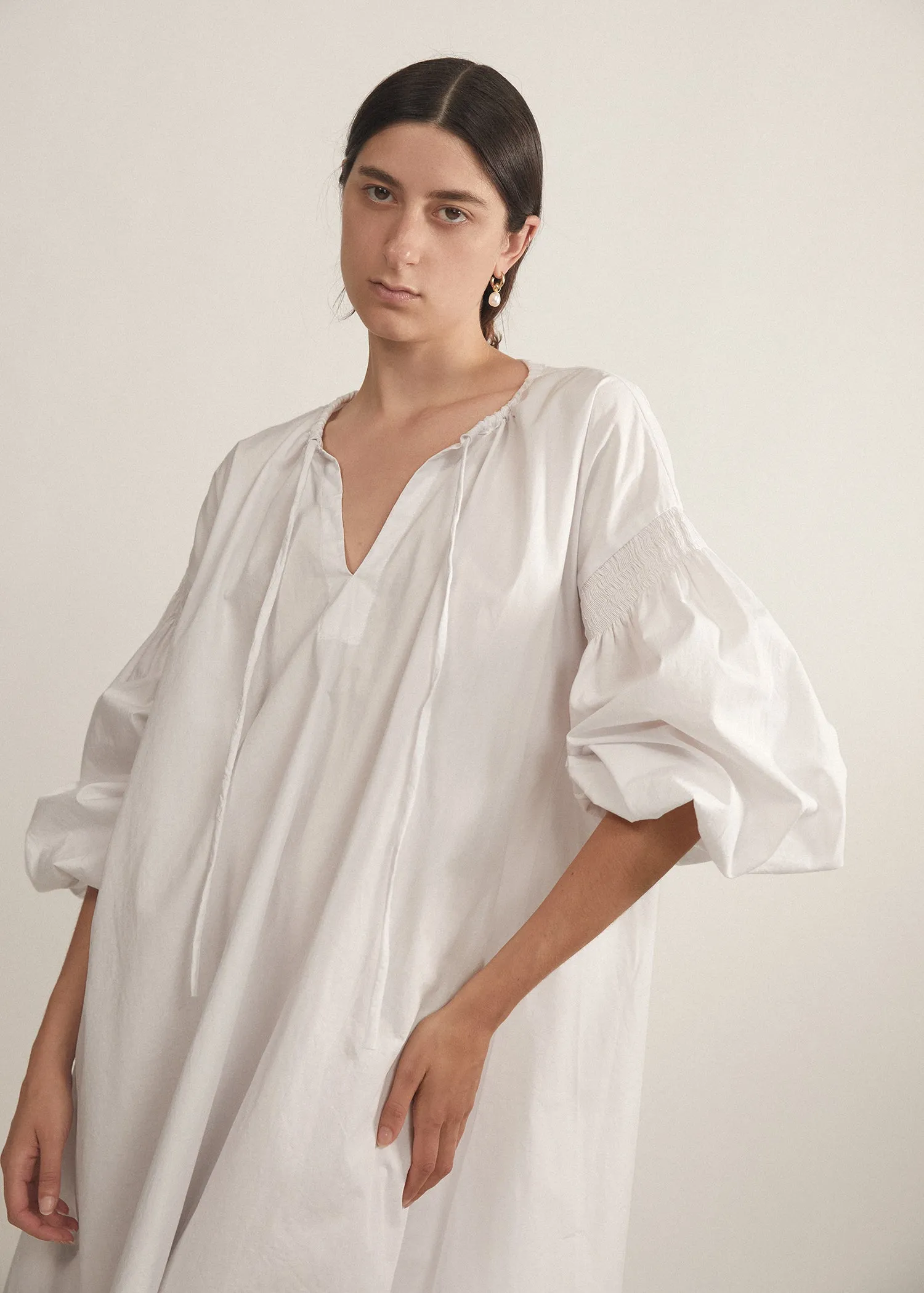 Aurelian Dress, White