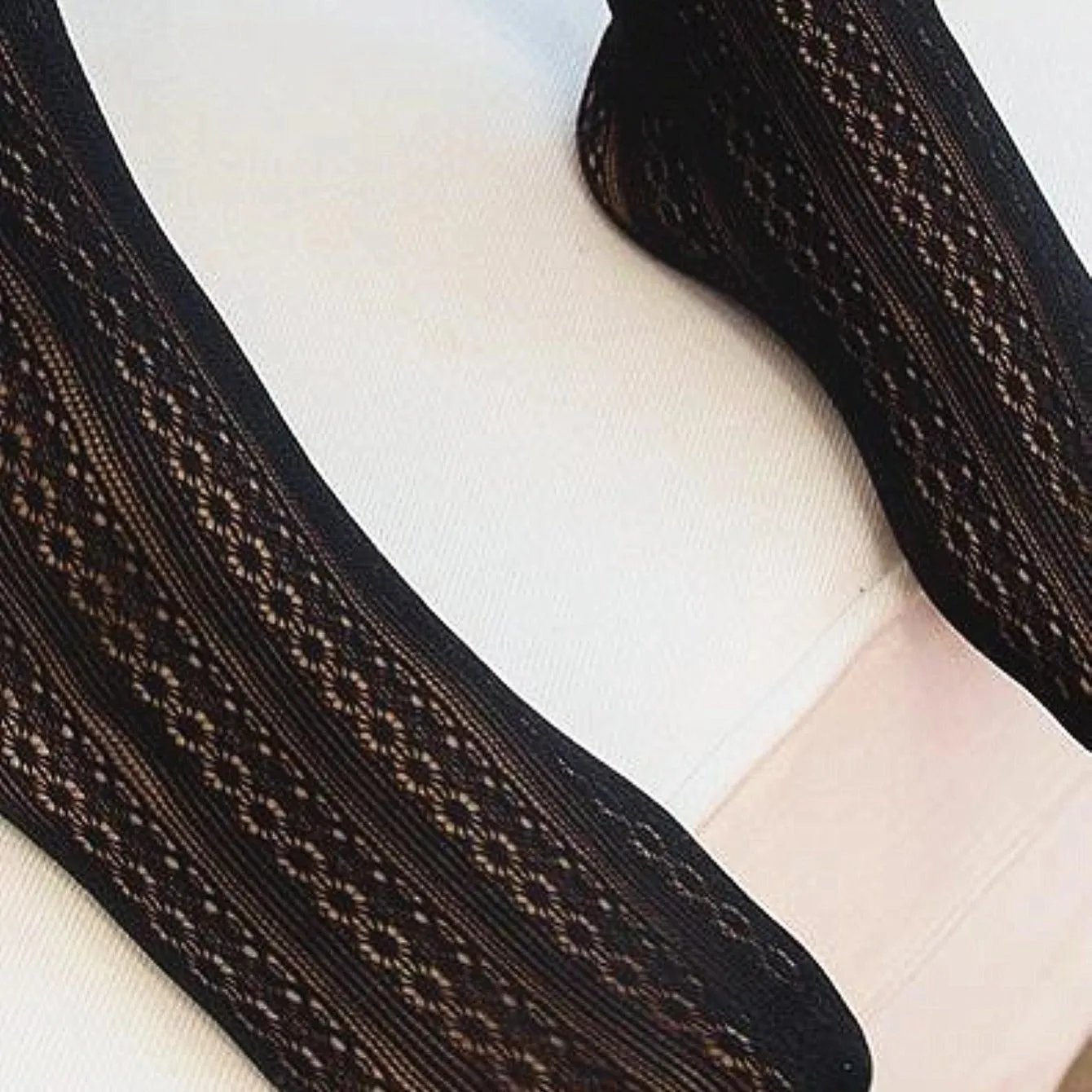 Baby Girl Black Lace Leggings