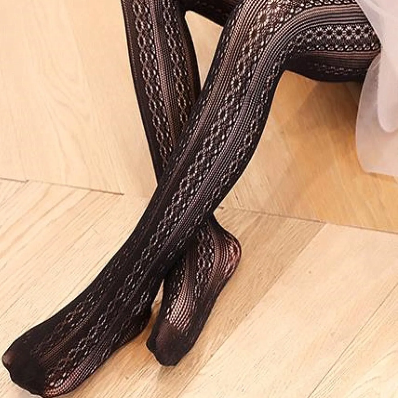 Baby Girl Black Lace Leggings