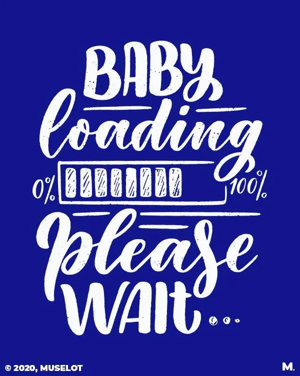 Baby loading printed t shirts