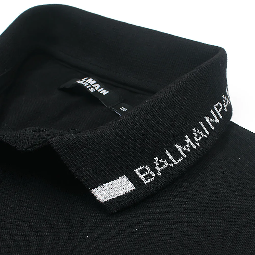 Balmain Basic T Black Polo Shirt
