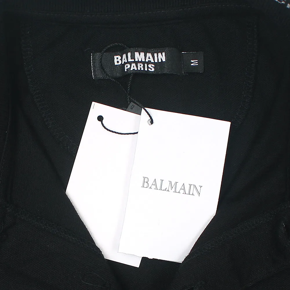 Balmain Basic T Black Polo Shirt