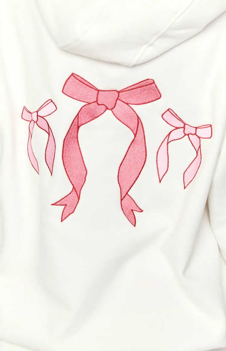 Beginning White Sweetie Hoodie