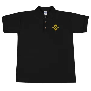 Binance Embroidered Polo Shirt