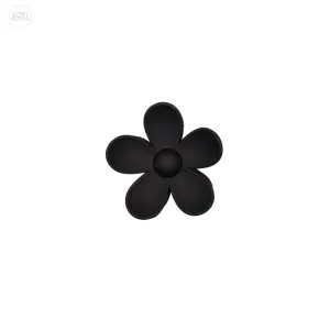 Black Flower Hair Claw