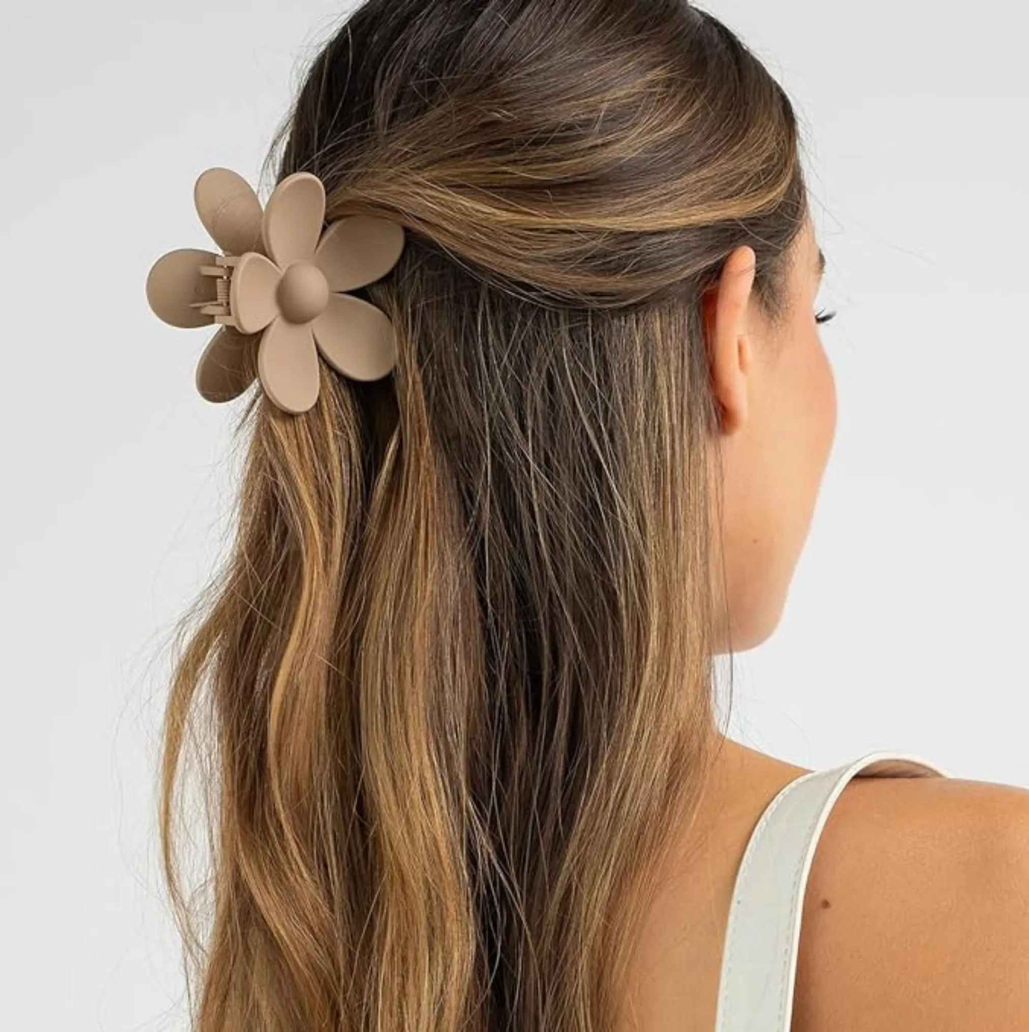 Black Flower Hair Claw