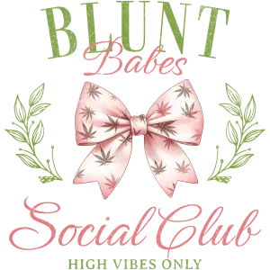 Blunt Babes In Green And Pink With Bow DTF (direct to film) Transfer
