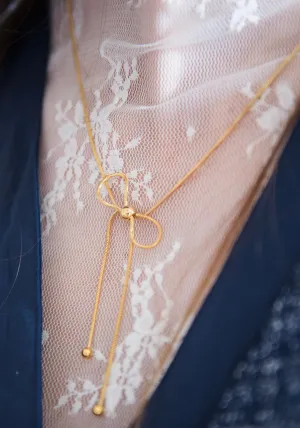 Bow Bolo Necklace