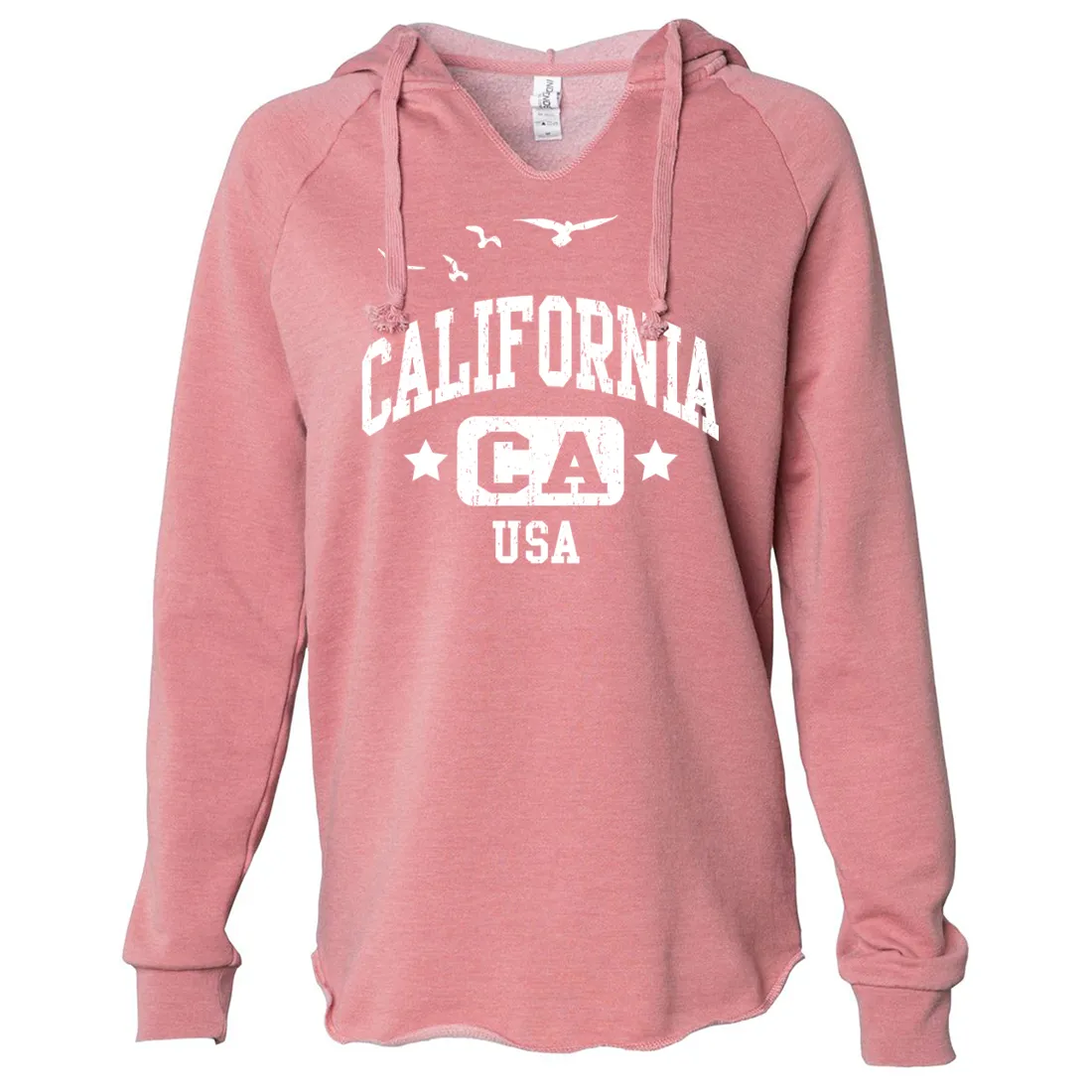 California USA Women's Soft Hooded Pullover