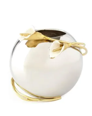 Calla Lily Rose Bowl Vase