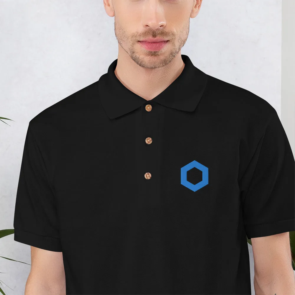 Chainlink Embroidered Polo Shirt