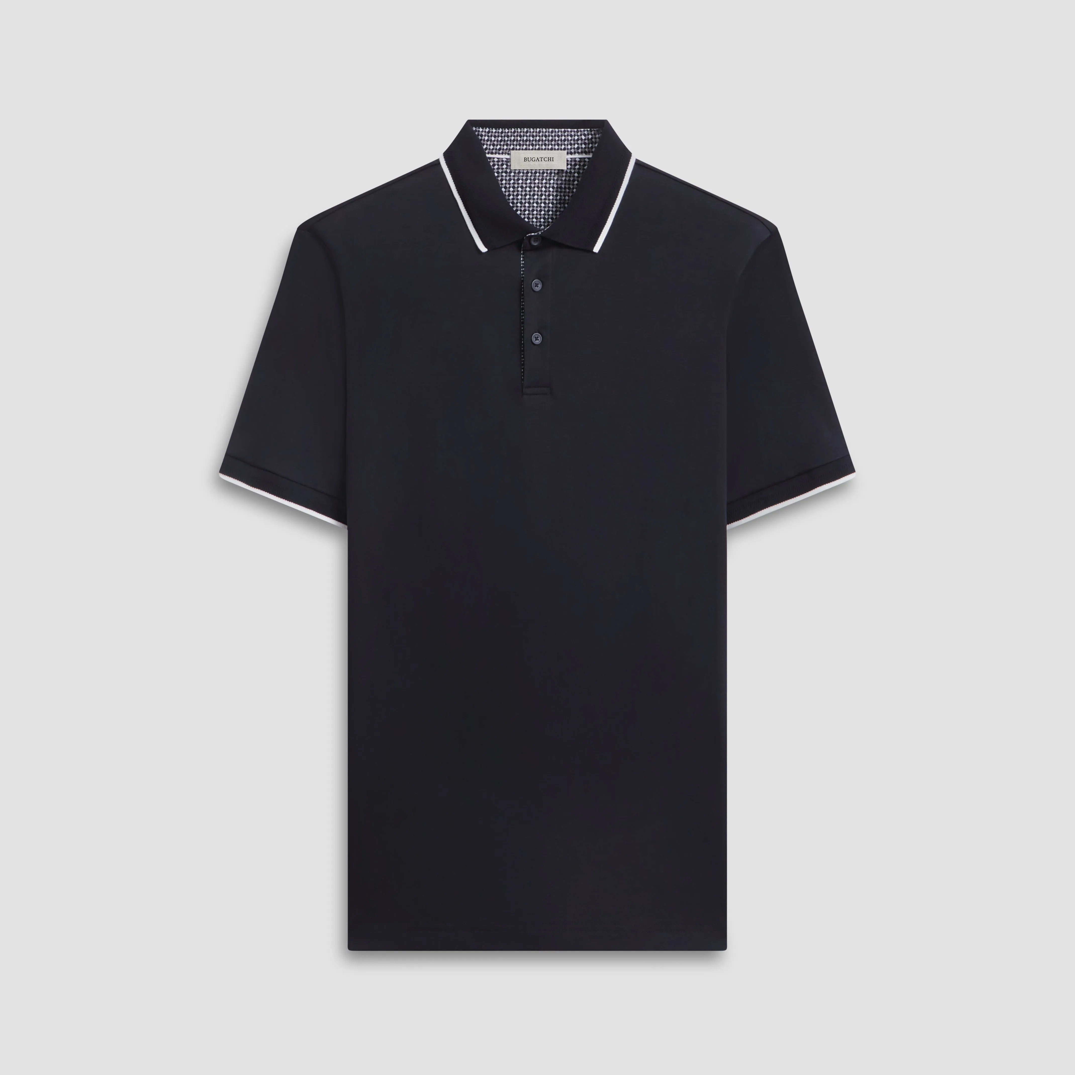 Contrast Three Button Polo