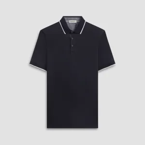 Contrast Three Button Polo