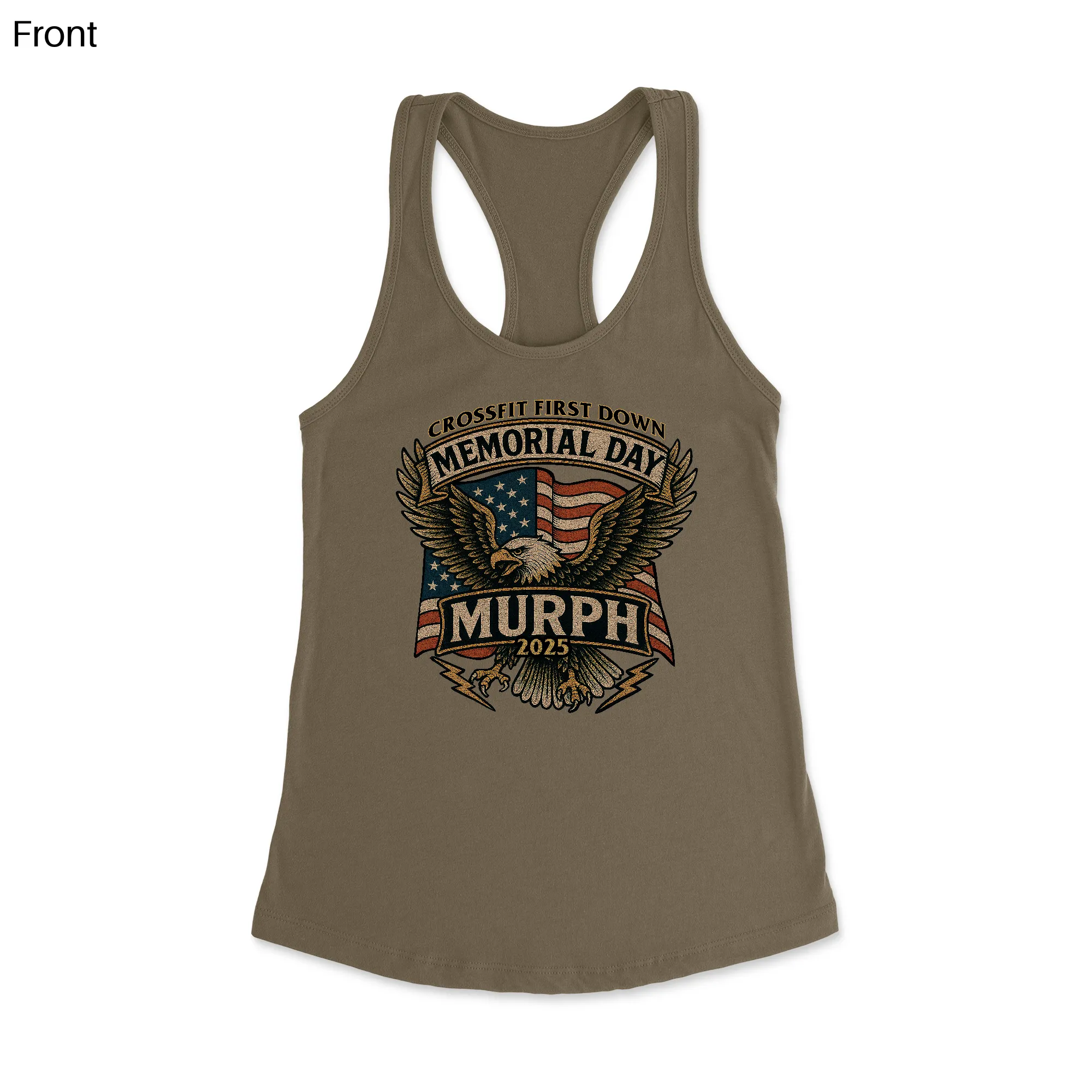 CrossFit First Down MURPH 25 Womens - Racerback Tank