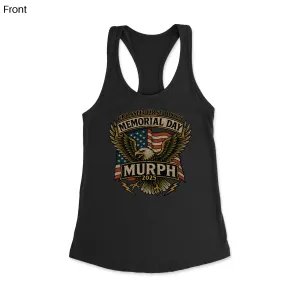 CrossFit First Down MURPH 25 Womens - Racerback Tank