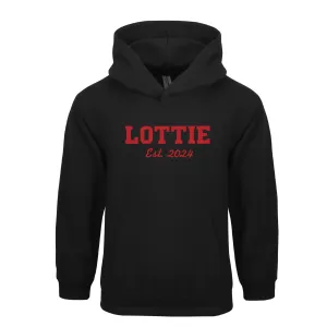Custom Name And Established Date Infant Unisex Embroidered Hoodie