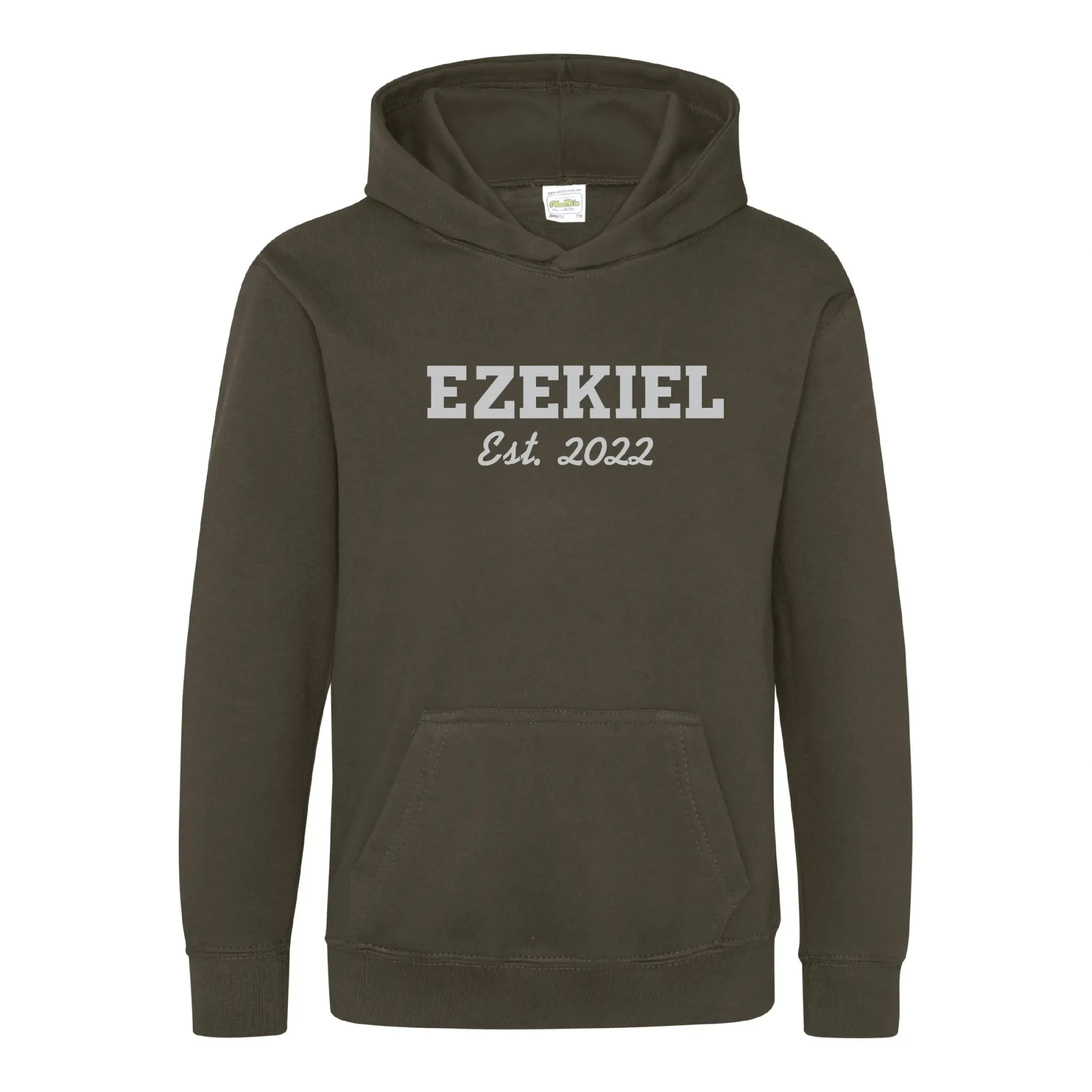 Custom Name And Established Date Infant Unisex Embroidered Hoodie