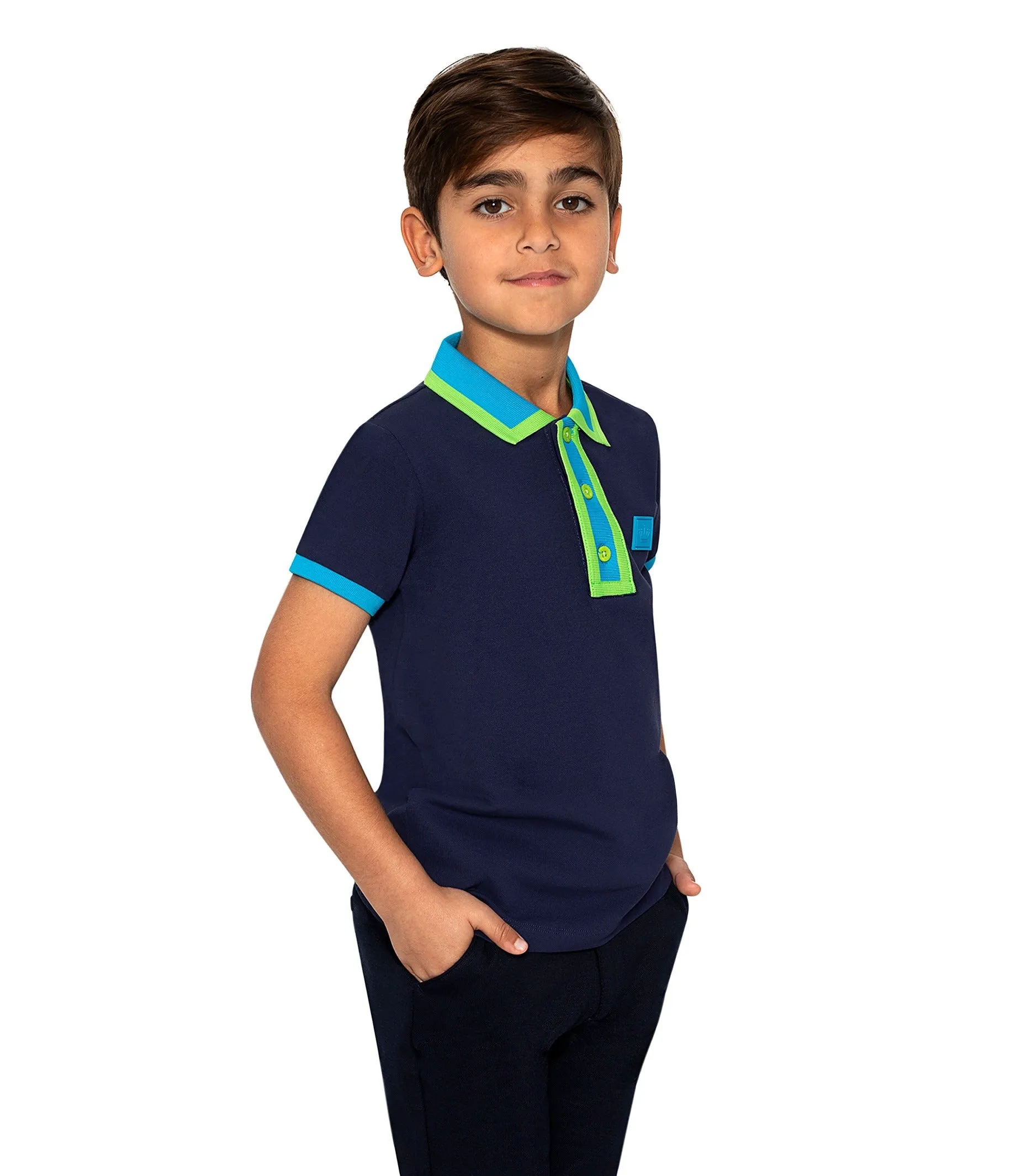 DIJON NAVY POLO BOY