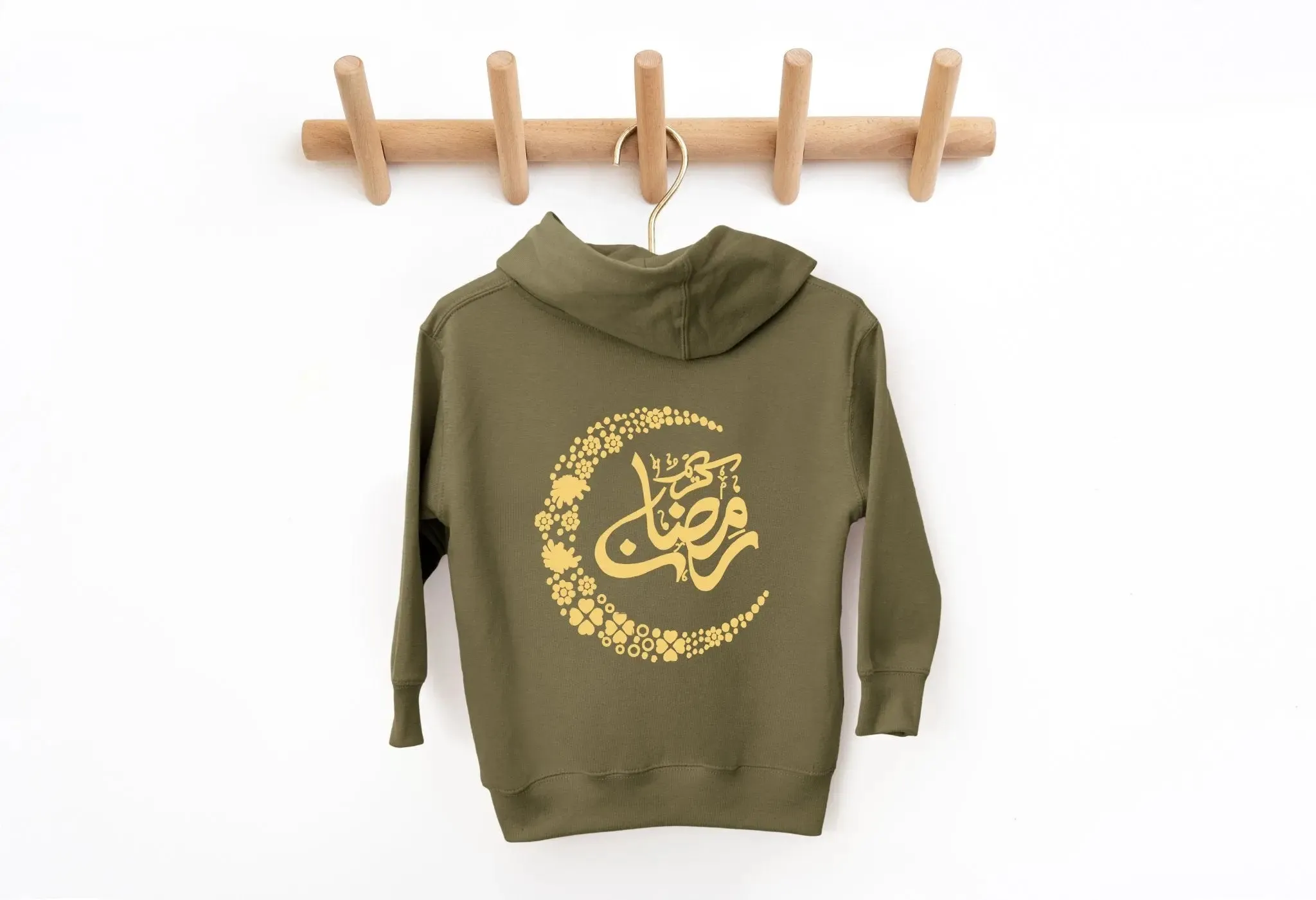 Embroidered Eid Mubarak Infant Hoodie
