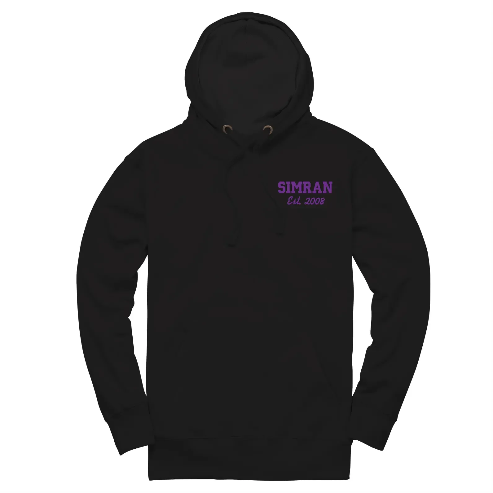 Embroidered Name / Established in Date Unisex Hoodie
