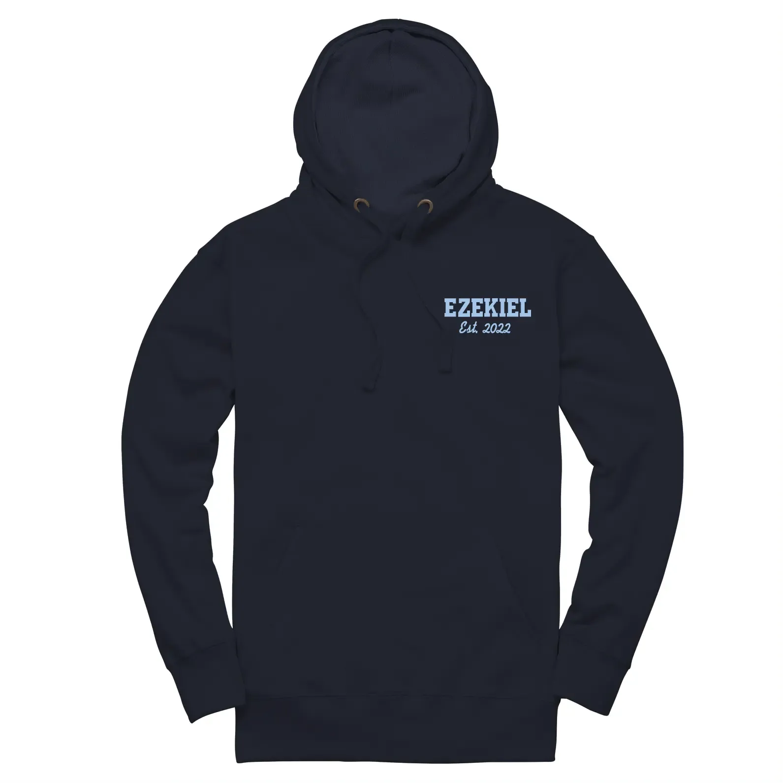 Embroidered Name / Established in Date Unisex Hoodie