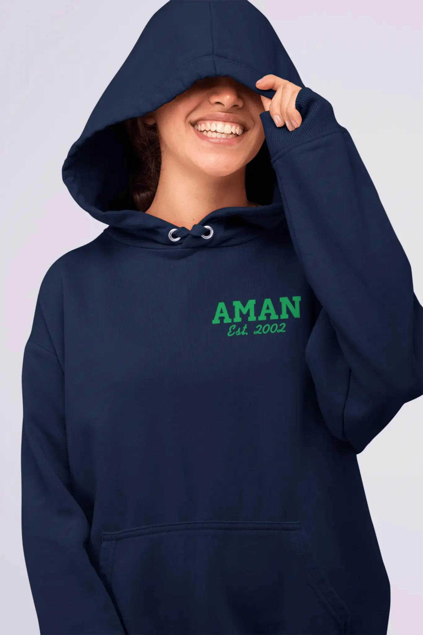 Embroidered Name / Established in Date Unisex Hoodie