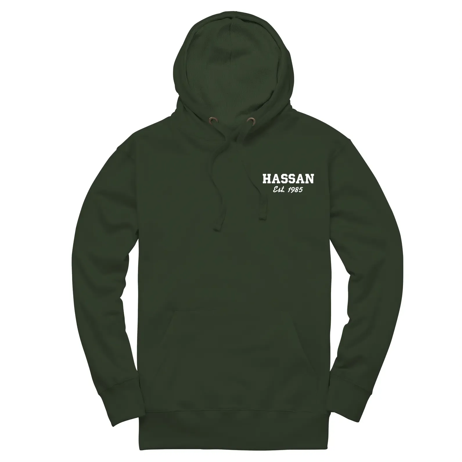 Embroidered Name / Established in Date Unisex Hoodie