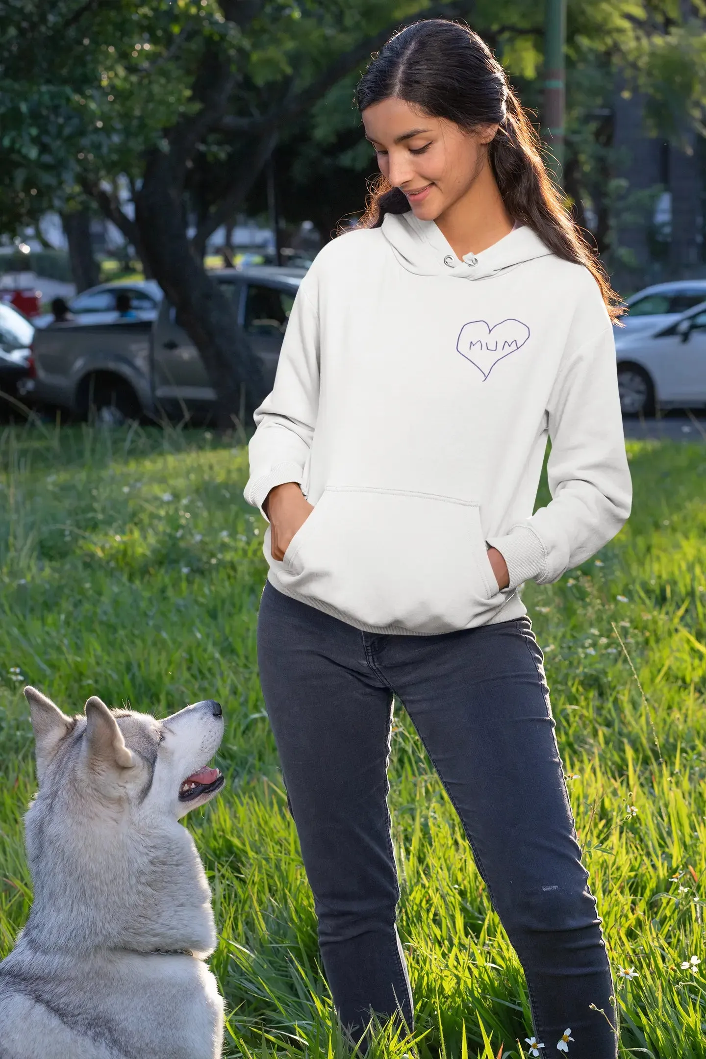 Embroidered Your Handwriting Unisex Hoodie
