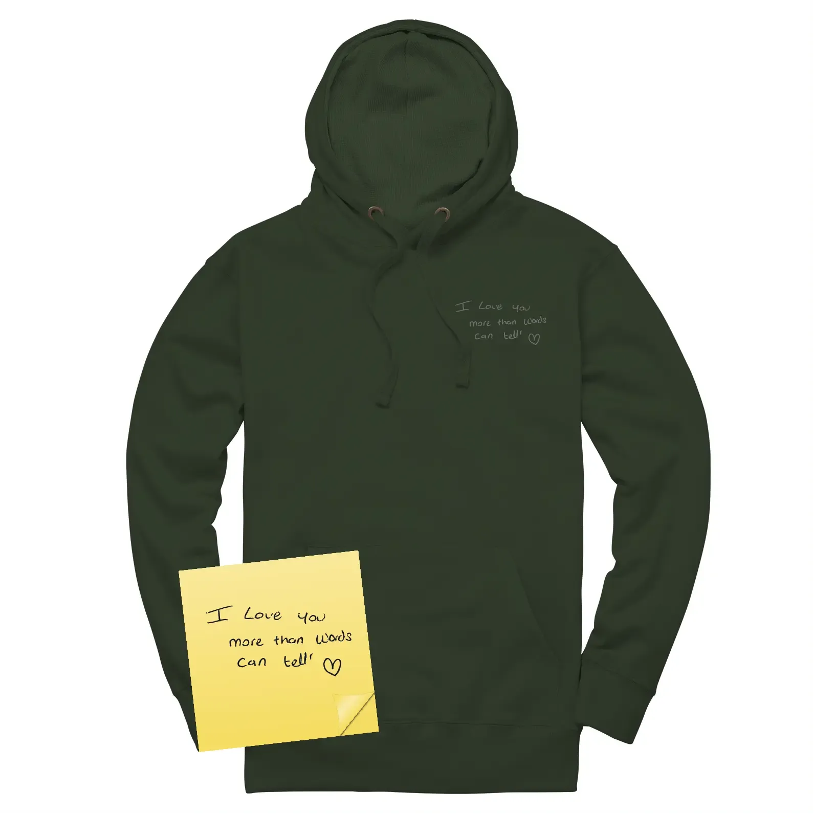 Embroidered Your Handwriting Unisex Hoodie