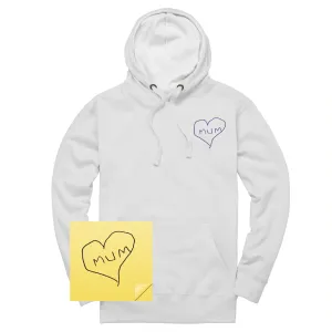 Embroidered Your Handwriting Unisex Hoodie