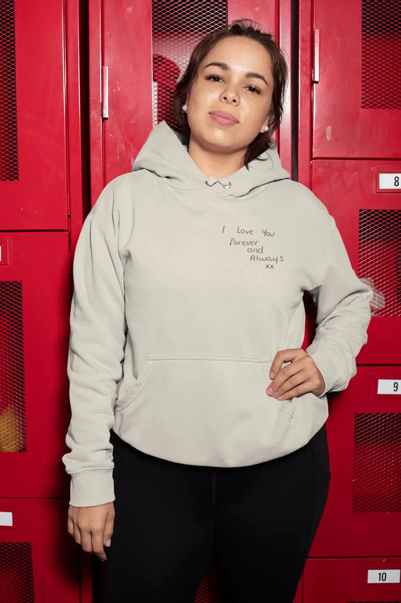 Embroidered Your Handwriting Unisex Hoodie