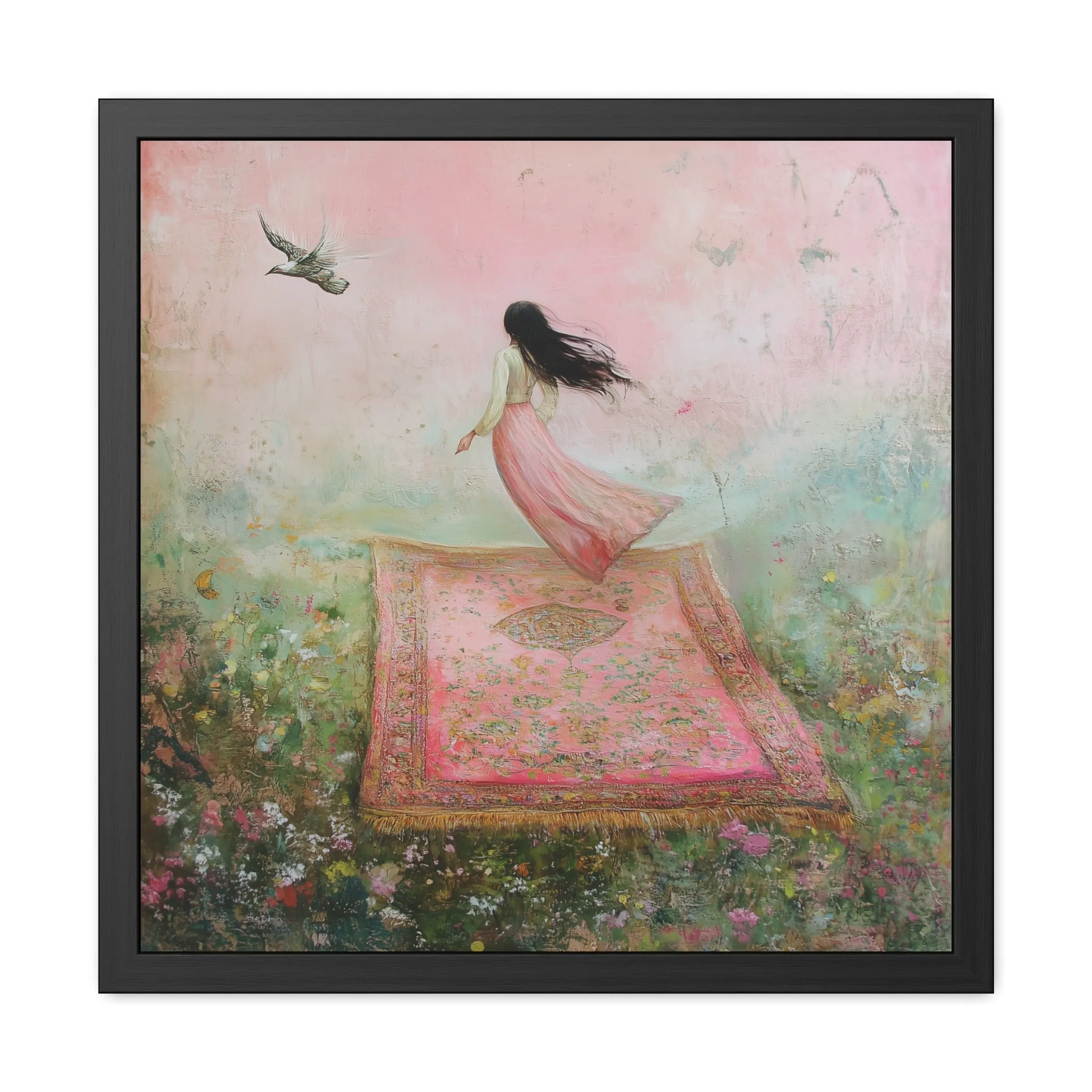 Enchanted Flight Romantic Dreamscape Wall Art