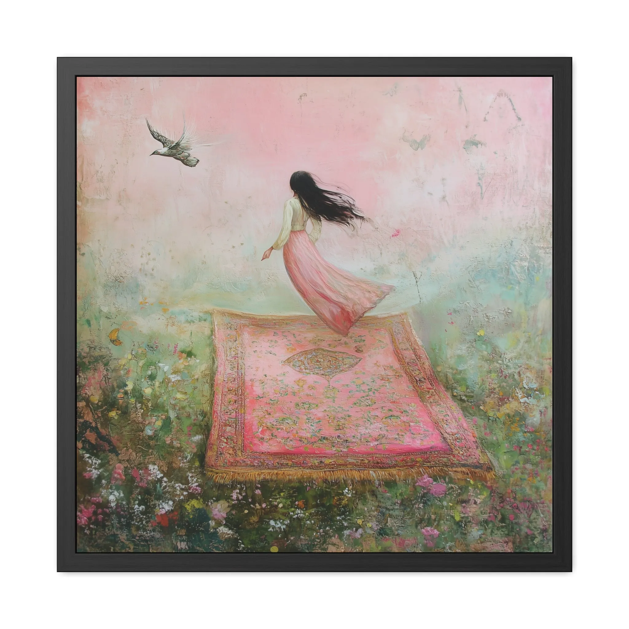 Enchanted Flight Romantic Dreamscape Wall Art