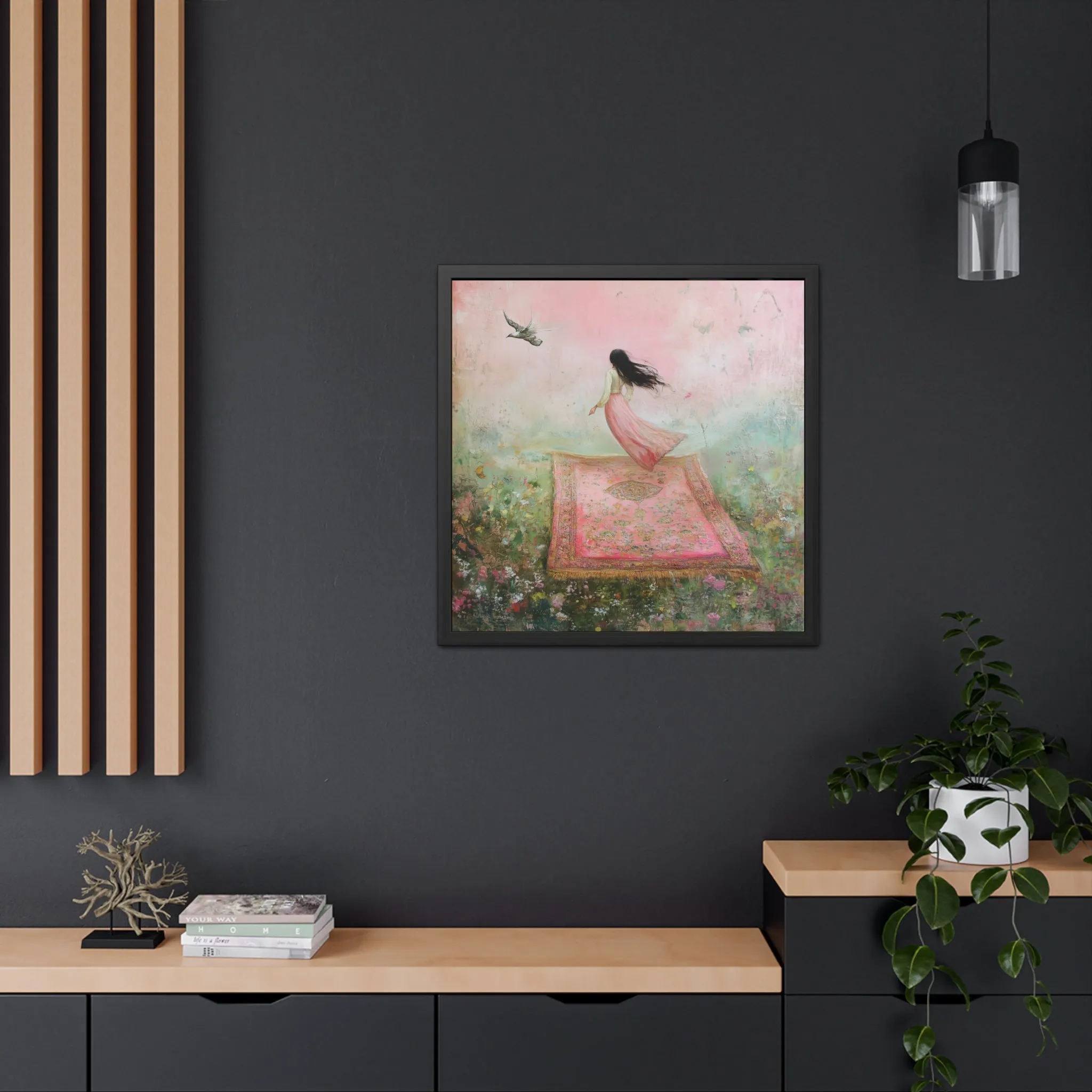 Enchanted Flight Romantic Dreamscape Wall Art
