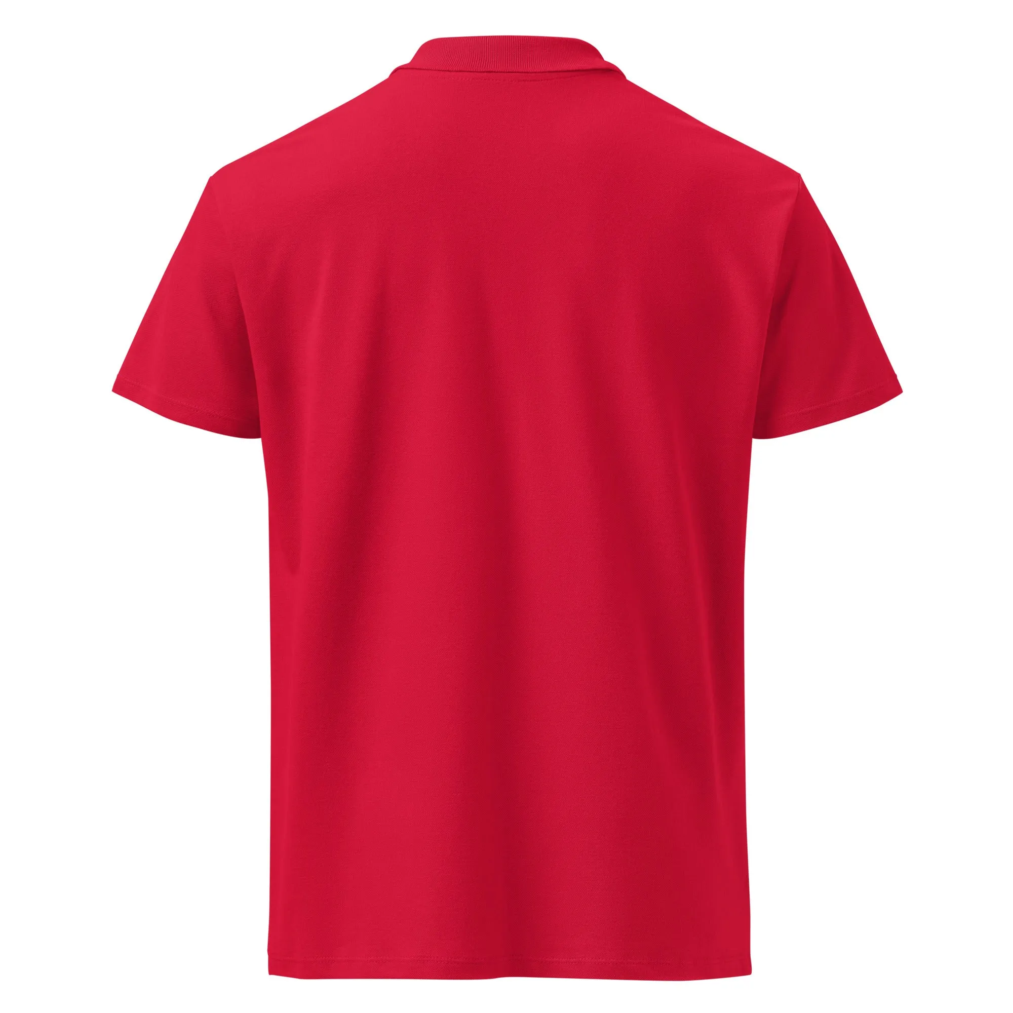 Female Golfer Premium Pique Embroidered Polo Shirt - Royal Blue