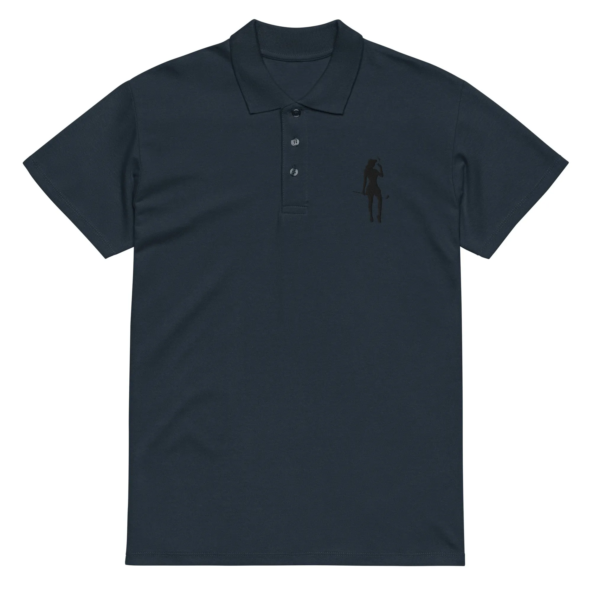 Female Golfer Premium Pique Embroidered Polo Shirt