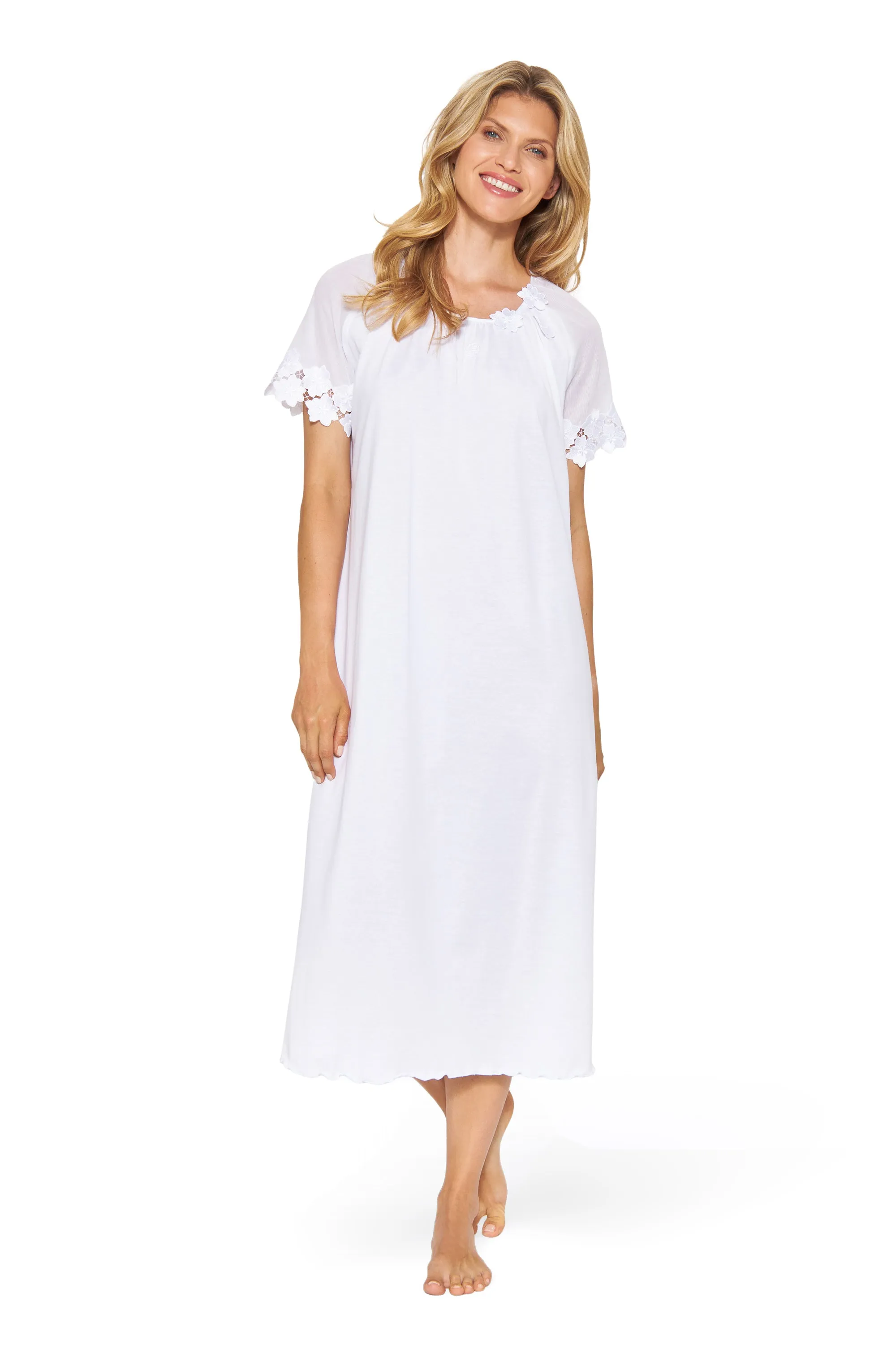 Feraud Romantic Cotton Midi Nightdress